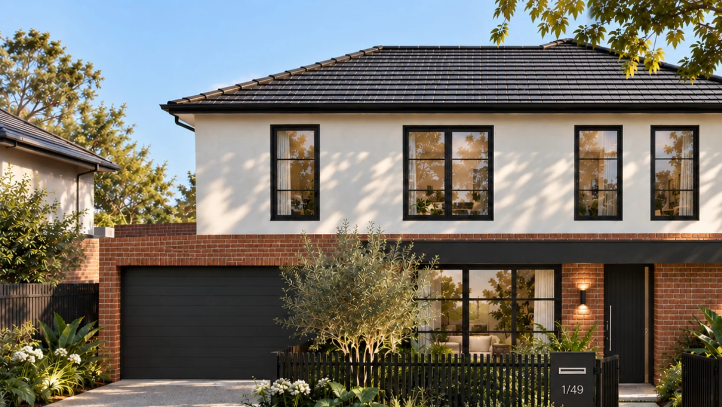 Mitcham four residence project